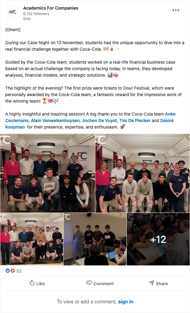 Coca-Cola Case Night post
